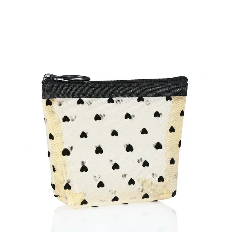 HeartMesh Cosmetic Bag