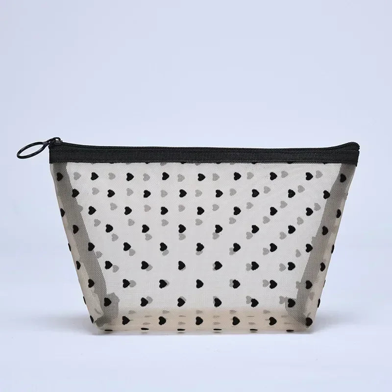 HeartMesh Cosmetic Bag