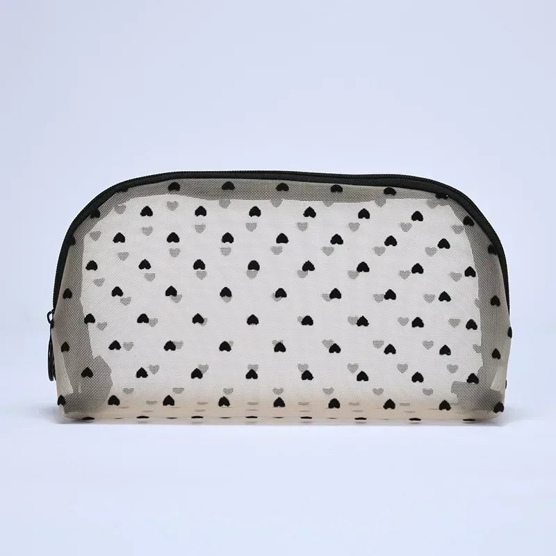 HeartMesh Cosmetic Bag
