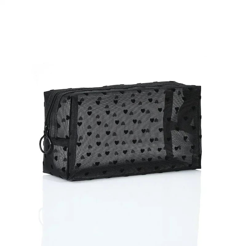 HeartMesh Cosmetic Bag